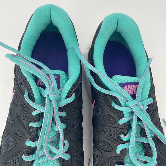 Nike Womens Revolution 2 Running Shoes Black 554900-025 Lace Up Low Top Size 7.5 - Picture 3 of 8